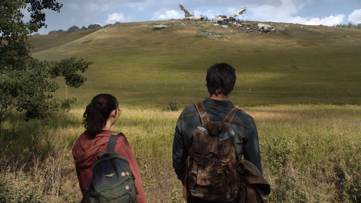 joel and ellie in the last of us on HBO