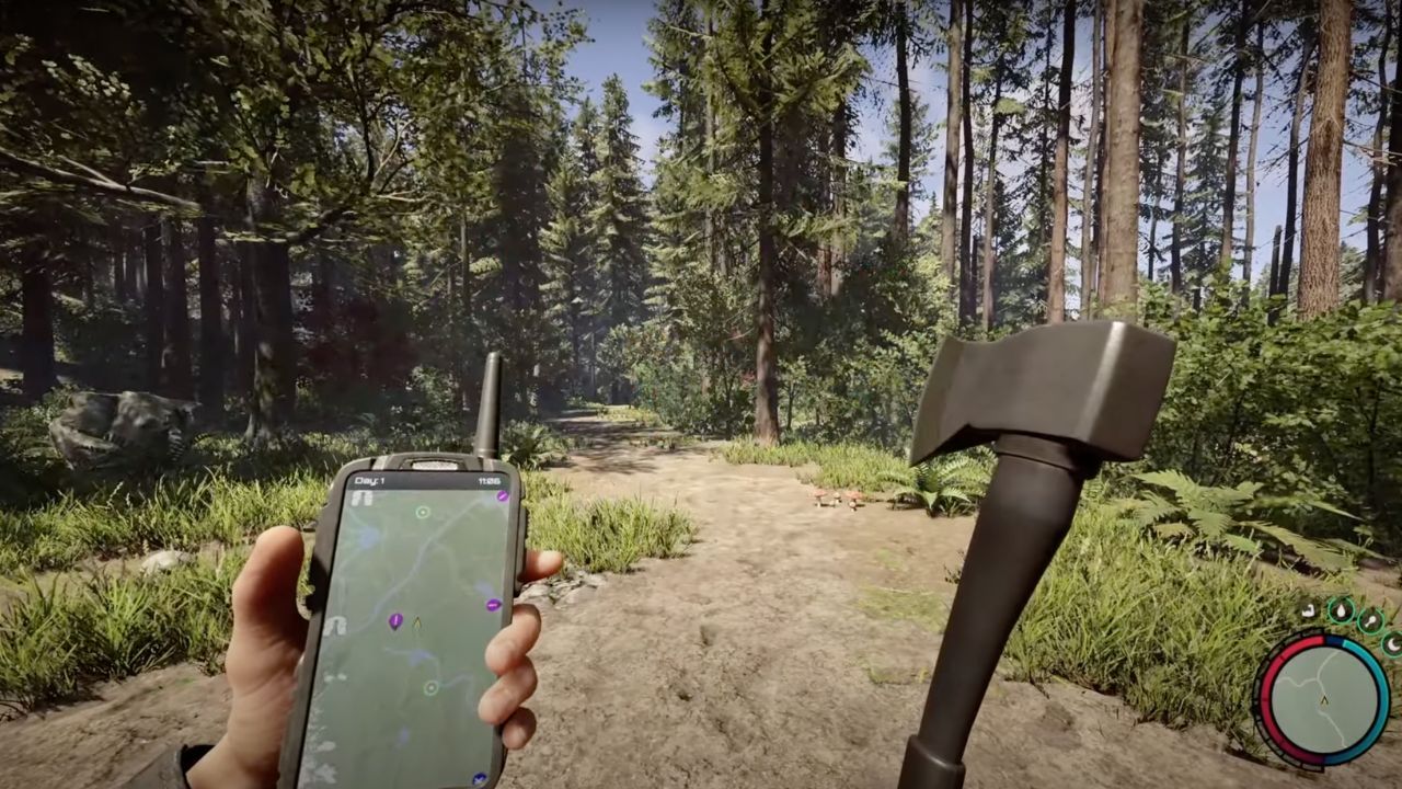 The Modern Axe in Sons of the Forest.