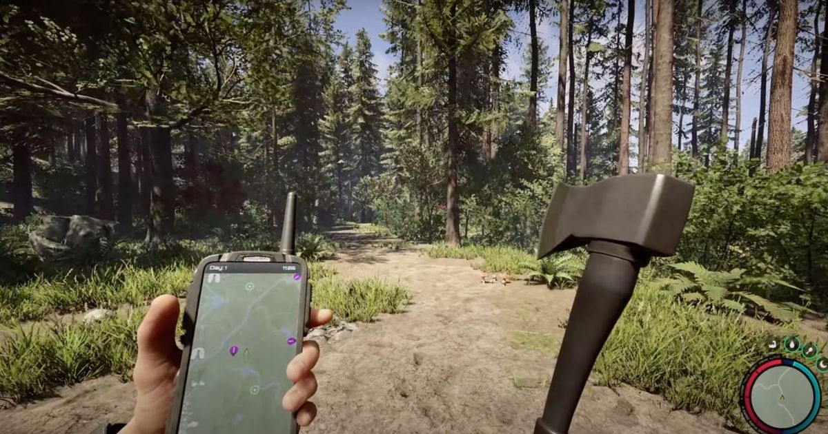 The Modern Axe in Sons of the Forest.