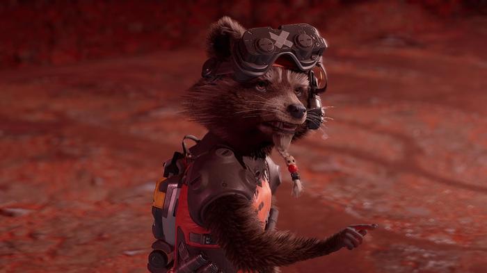 Marvel's Guardians of the Galaxy Rocket Raccoon Annoyed