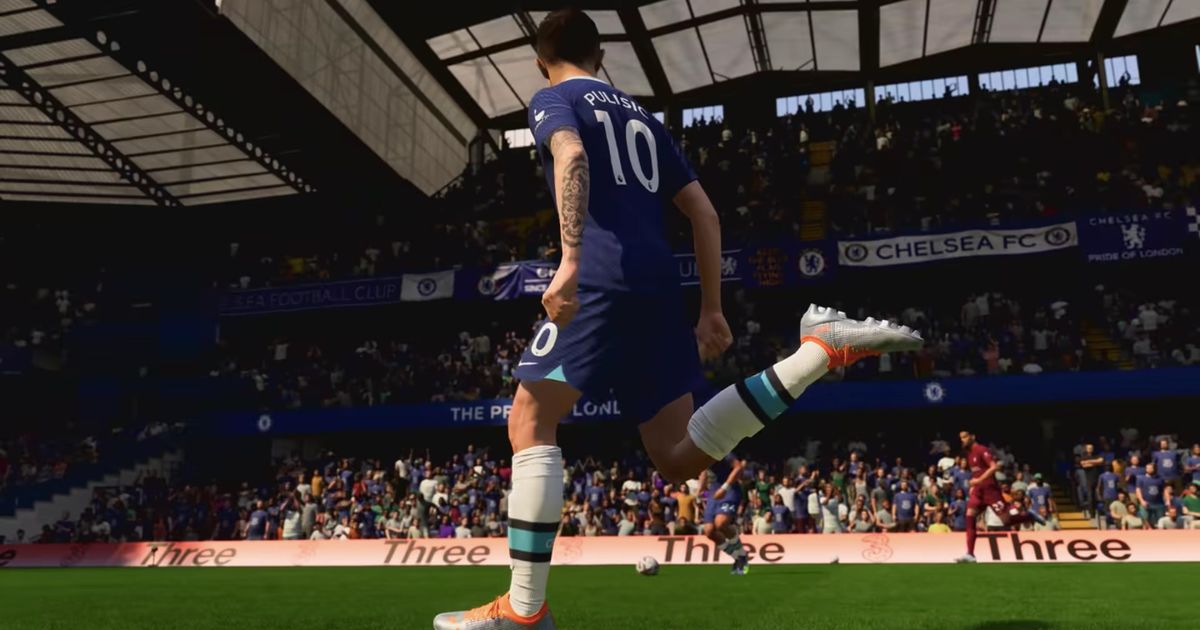 Image of Christian Pulisic running in FIFA 23.