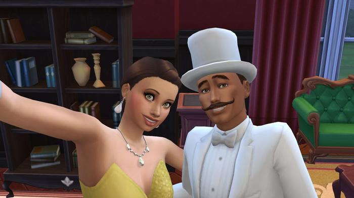 Wealthy looking Sims in Sims 4