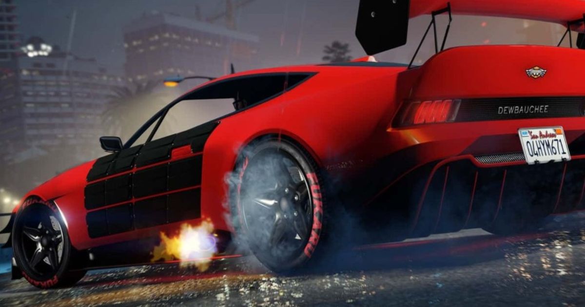 GTA Online The Contract DLC Update Dewbauchee Champion Car Teaser Artwork