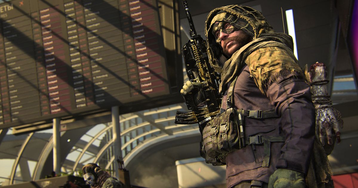 Modern Warfare 3 Captain Price wearing zombie hunter outfit with Ghost in background