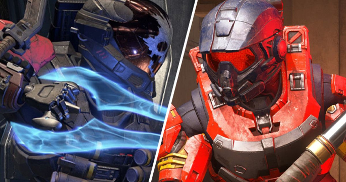 Two characters in Halo Infinite.