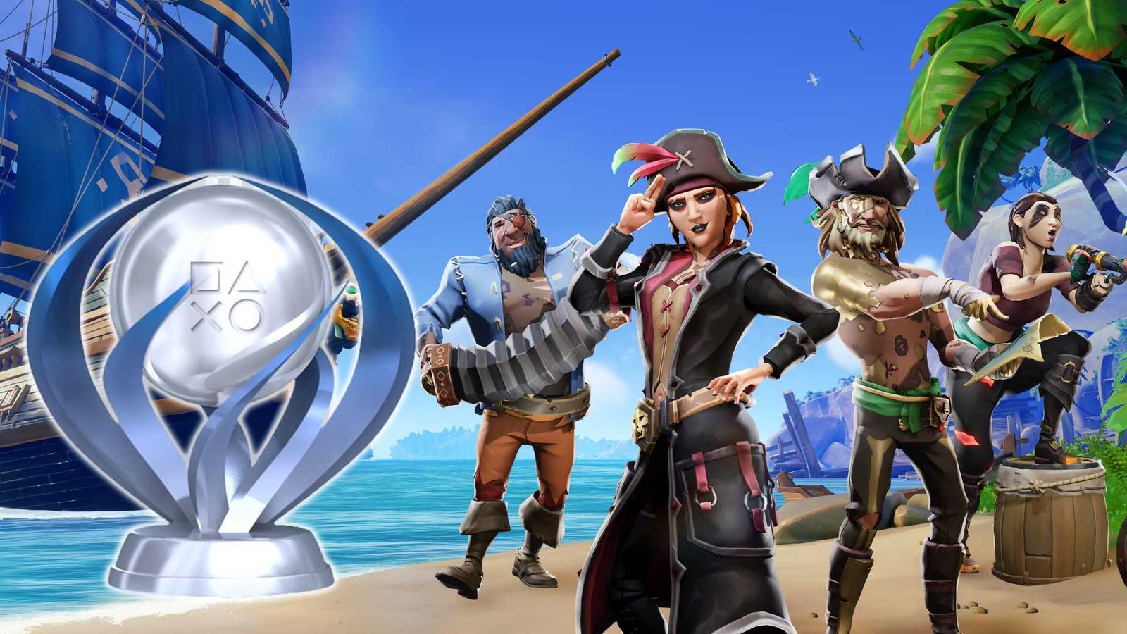 sea of thieves ps5 has over 250 trophies