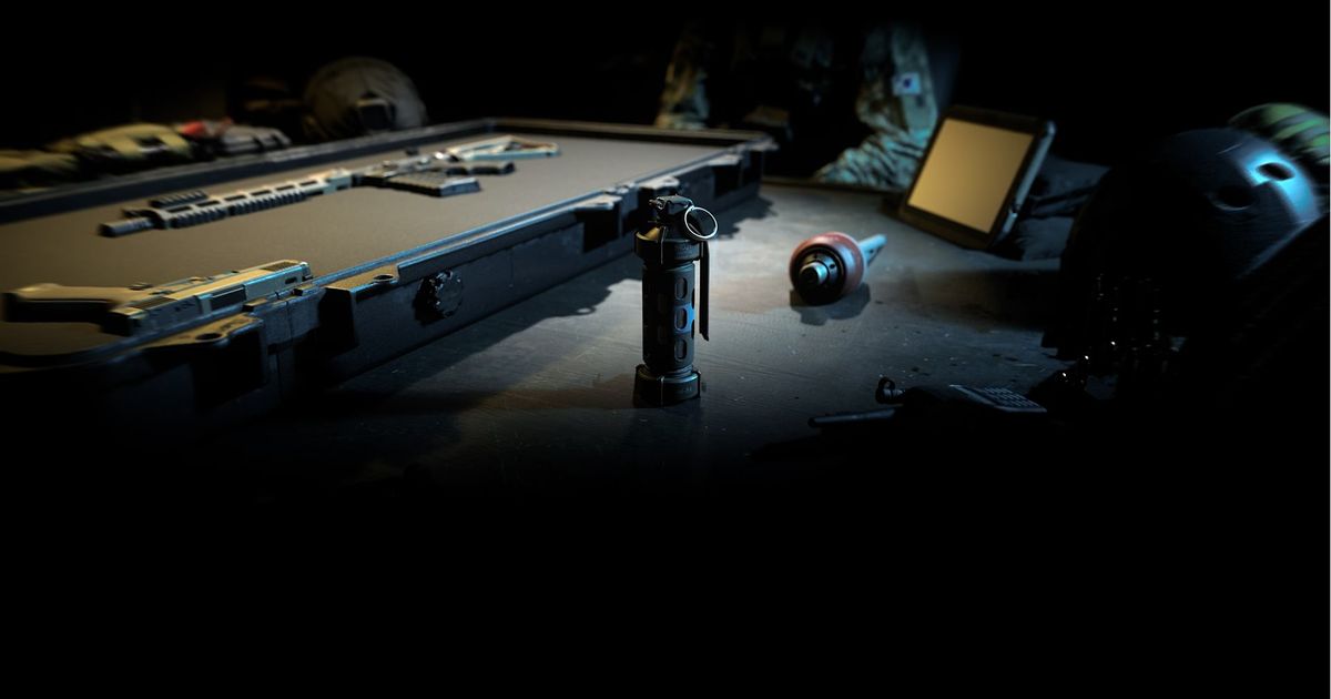 Warzone 2 flash grenade on table