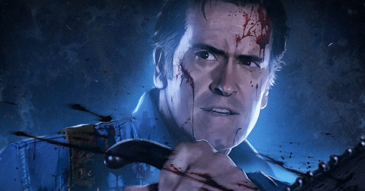 Image of Ash Williams in the Evil Dead game.