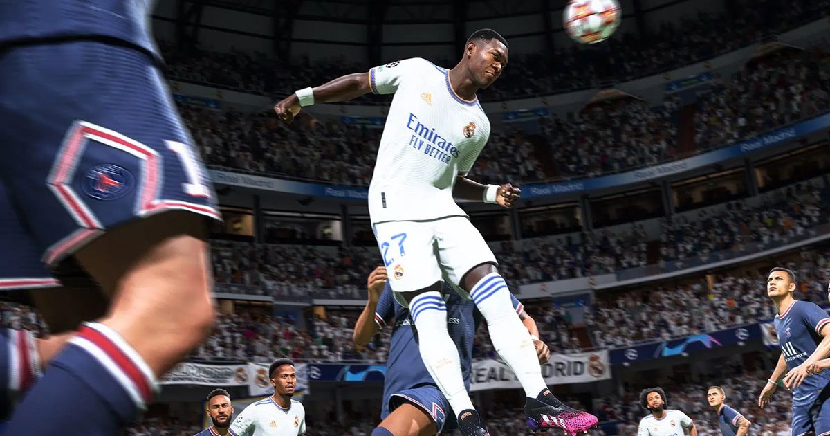 Image showing David Alaba heading ball in FIFA 22