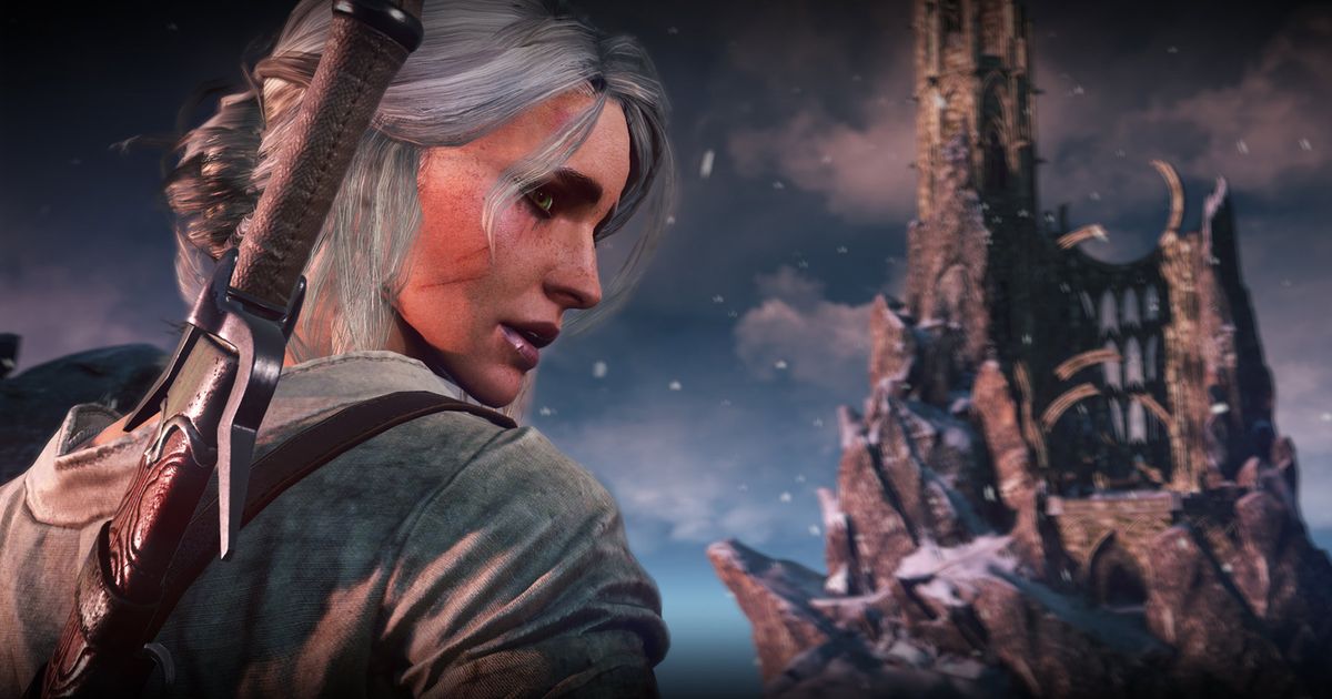 A promo screenshot for The Witcher 3.