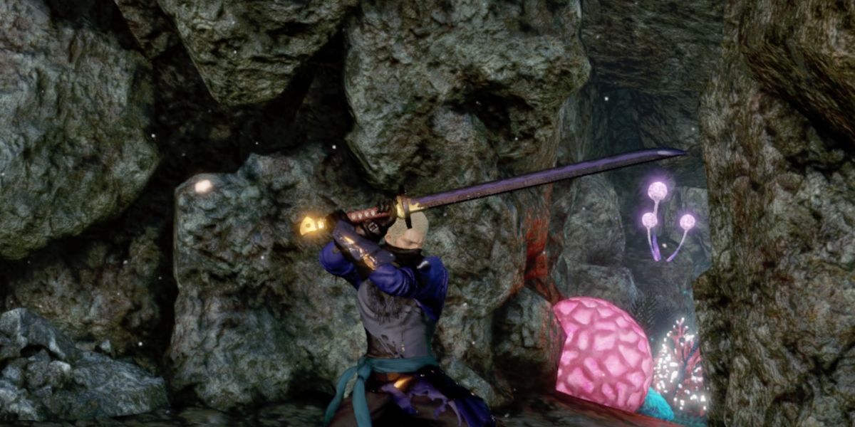 Stranger of Paradise Final Fantasy Origins Jack using a Ronin light attack