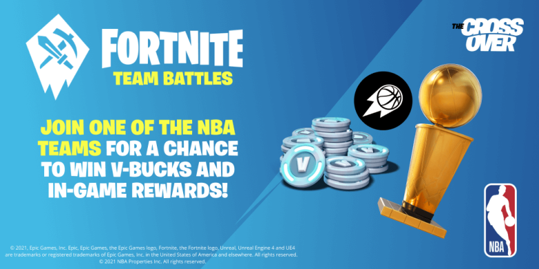 Fortnite NBA Team Battle Challenge prizes