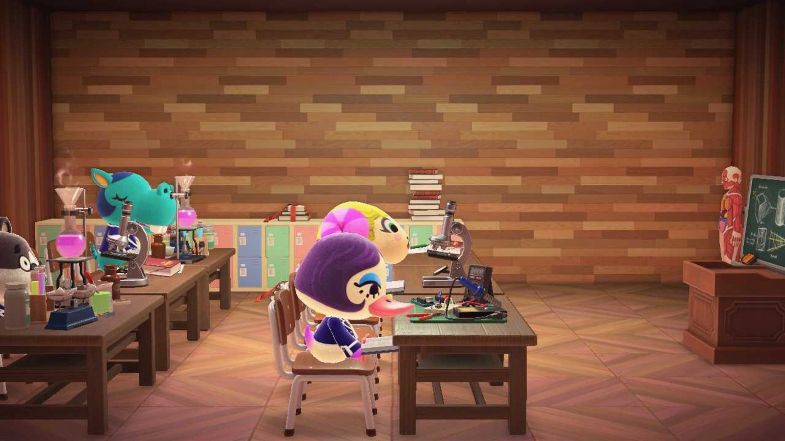 Animal Crossing New Horizons Happy Home Paradise School Facility