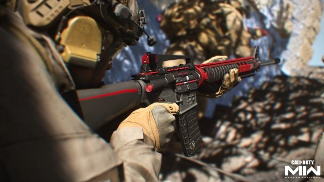 Image showing Modern Warfare 2 M16 with camo