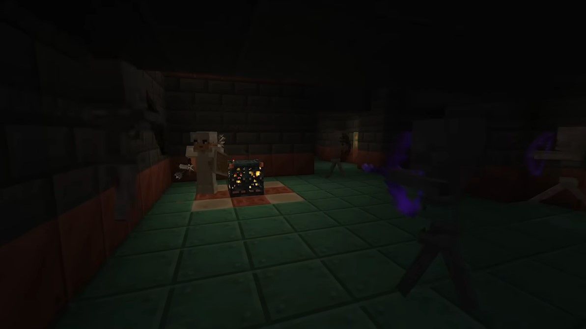 An image of the Trial Chamber in Minecraft.