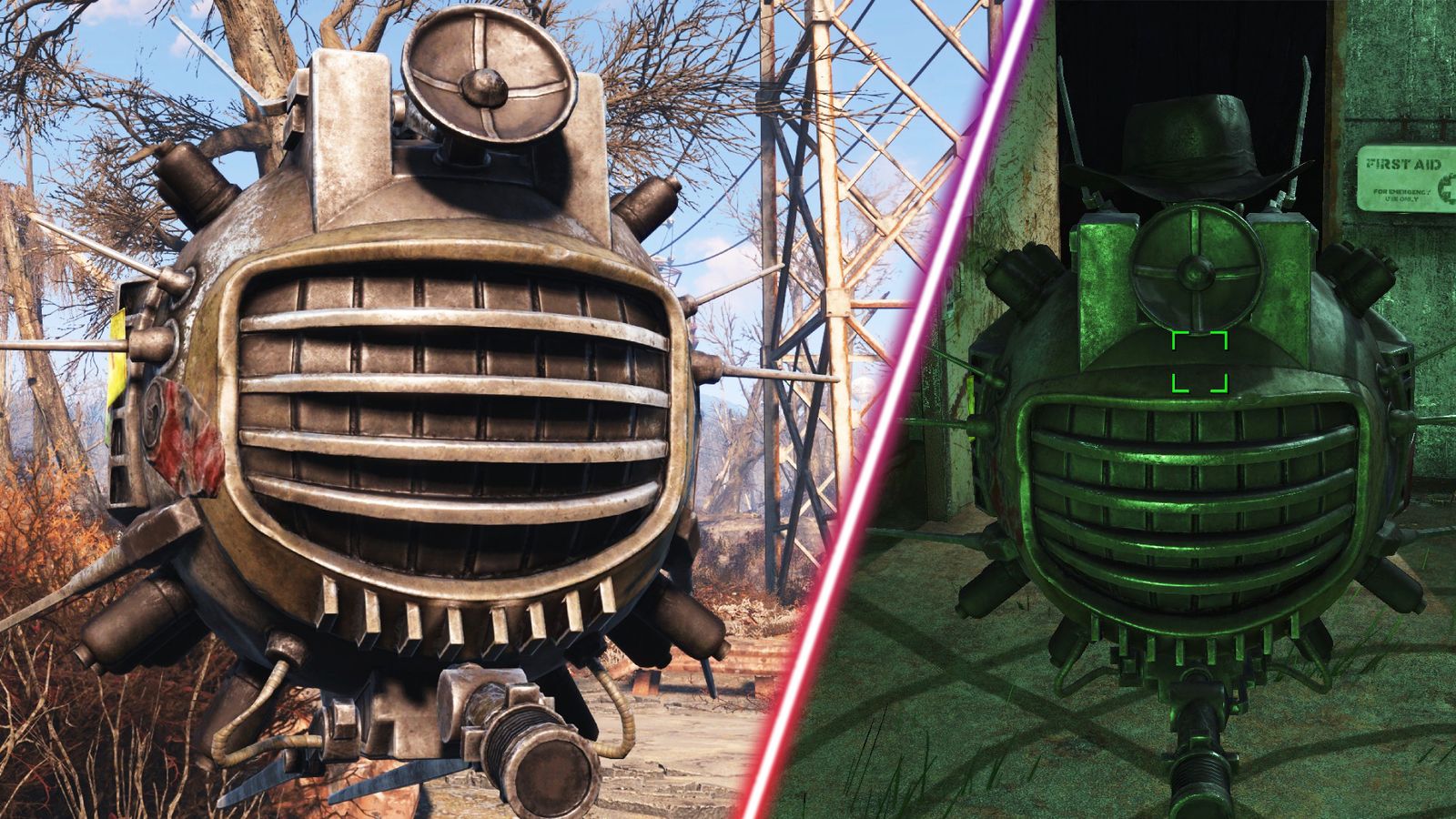 Falllout New Vegas' ED-E in Fallout 4.