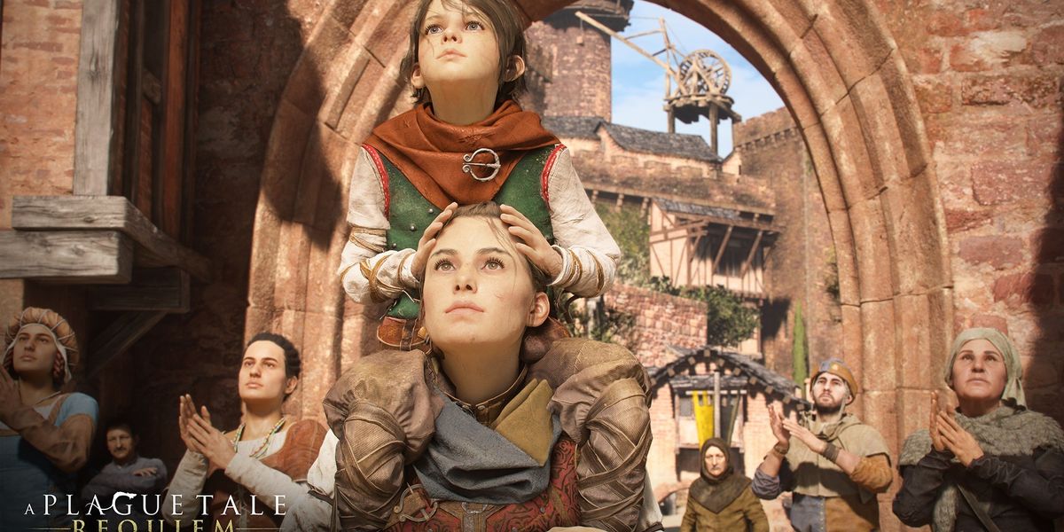 Image of Amicia and Hugo in A Plague Tale: Requiem.