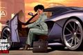 GTA Online Business Official Artwork. A female business professional can be seen getting out of a high-end sports car outside Arcadius Business Center.