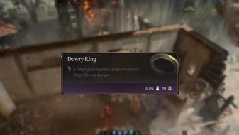 An image of the dowry ring in Baldur's Gate 3.