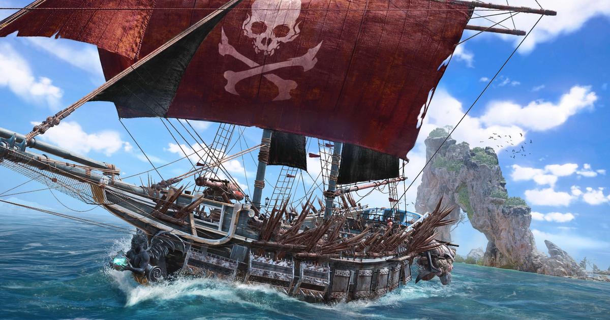 Skull and Bones open beta release date - pirate ship on the open sea