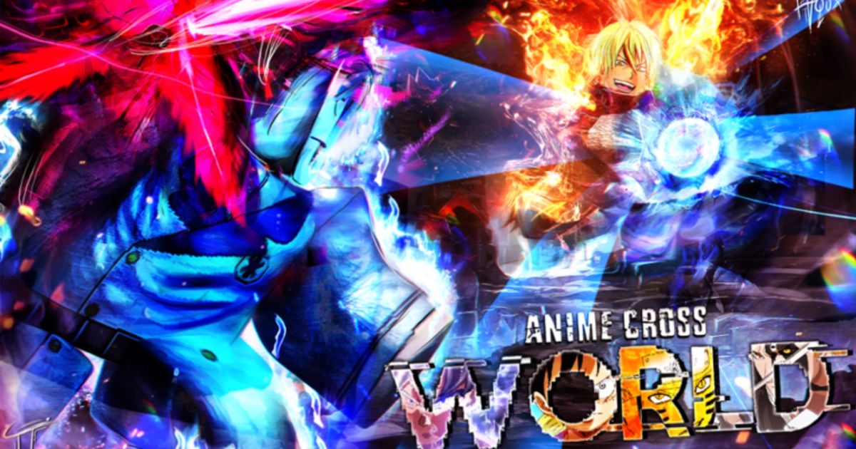 Image from Anime Cross World, showing two fighters in action