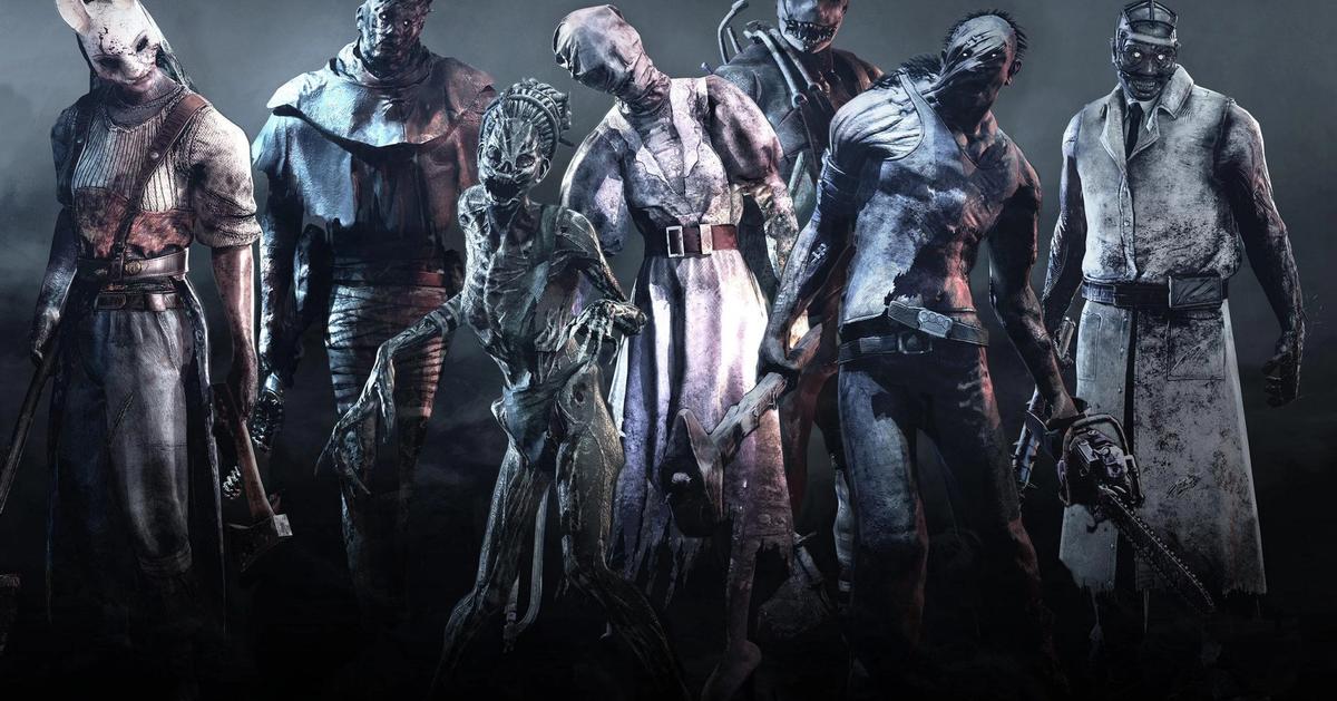 Image of various killer perks in Dead By Daylight.