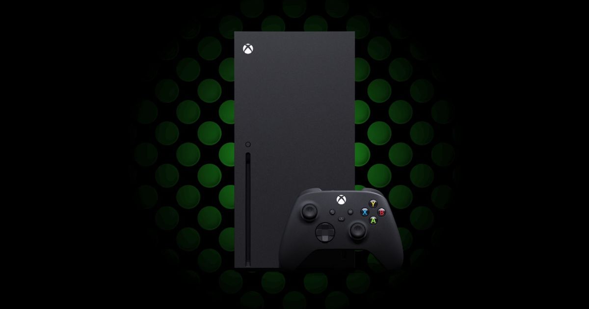 An Xbox Series X console