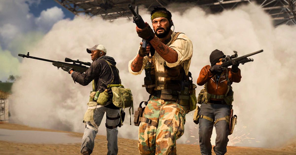 Image showing three Warzone operators standing