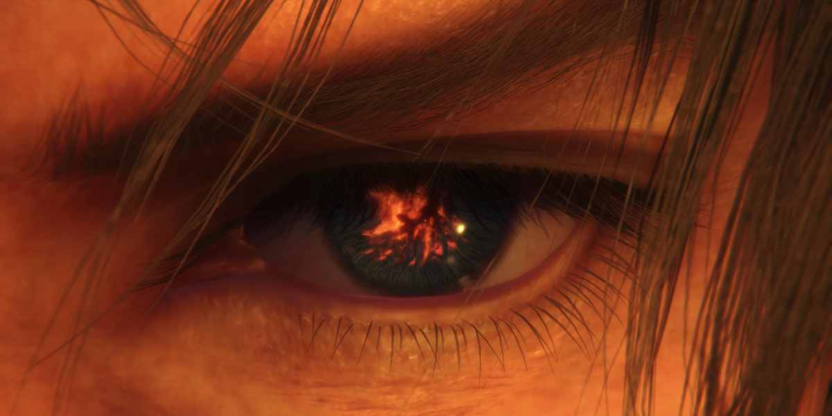Clive's eye in Final Fantasy XVI