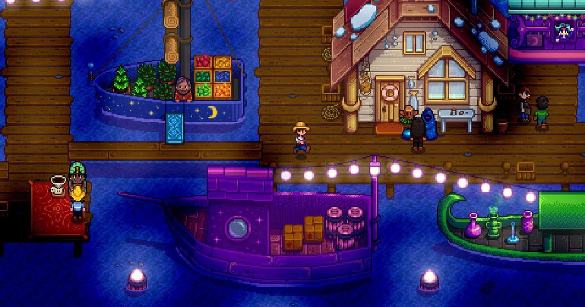 A promo screenshot for Stardew Valley