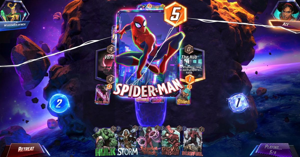 Best Marvel Snap move decks - Spiderman gets played