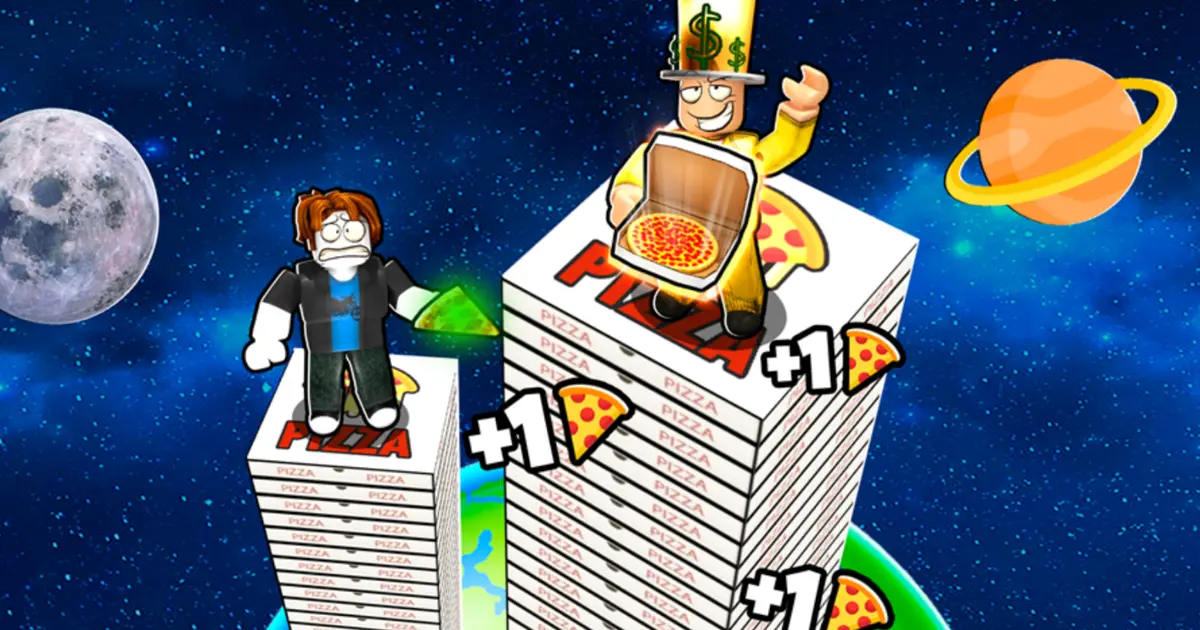 The title image for Pizza Per Second by Roblox