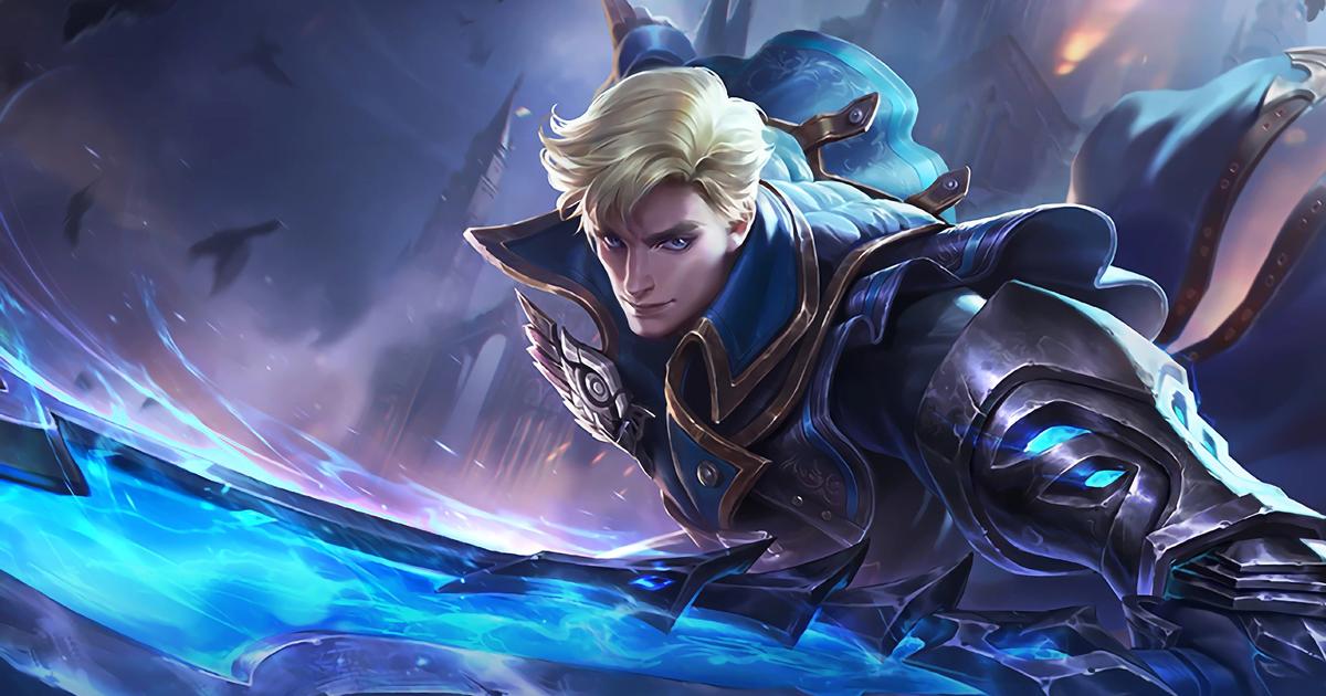 Artwork featuring Alucard from Mobile Legends