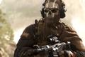 Image showing Ghost from Modern Warfare 2 holding gun