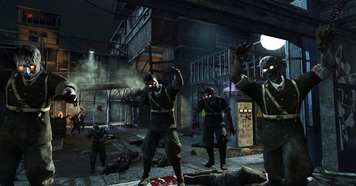Hình ảnh hiển thị zombie từ Call of Duty