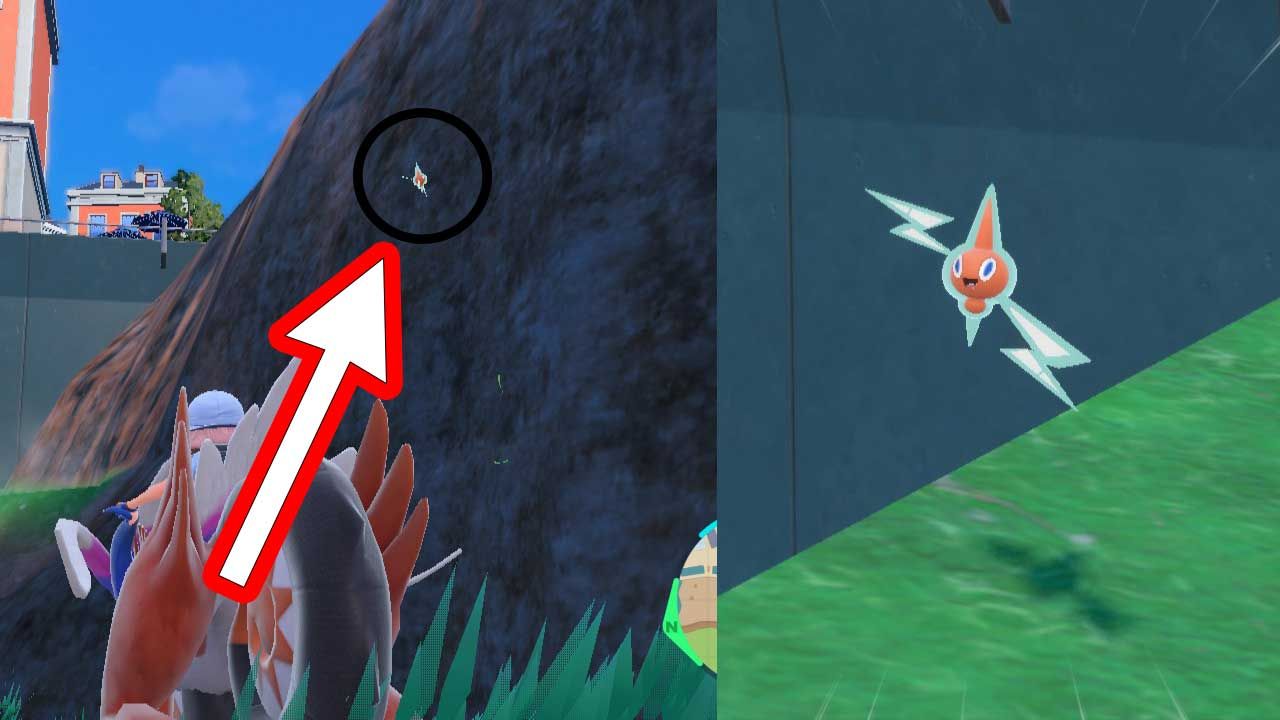 A Rotom location in Pokemon Scarlet and Violet.