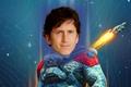 Starfield key art with Todd Howard's head superimposed over an astronaut's body