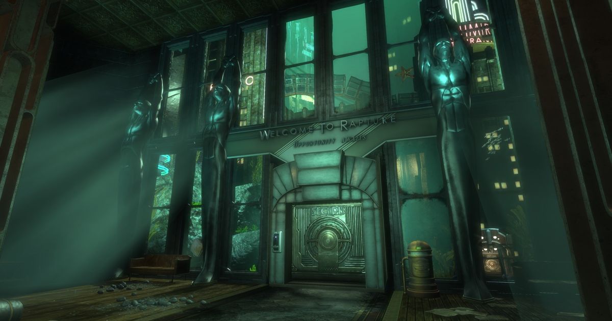 A promo screenshot for Bioshock: Remastered.