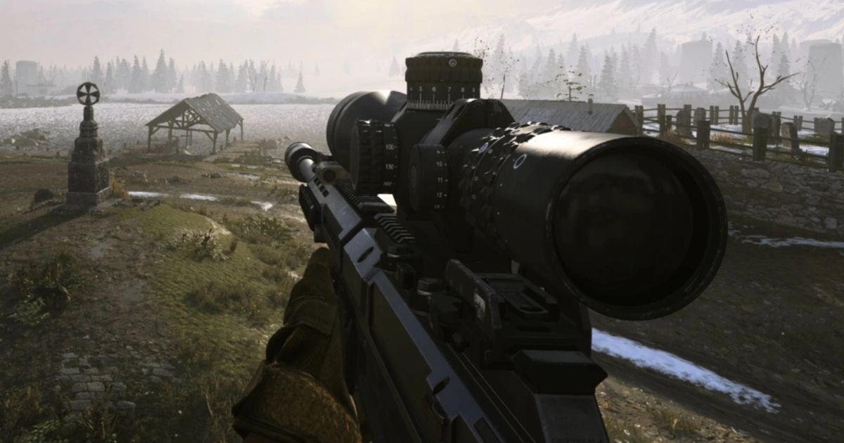MODERNE WARFARE 2 SPX 80 Sniper Rifle