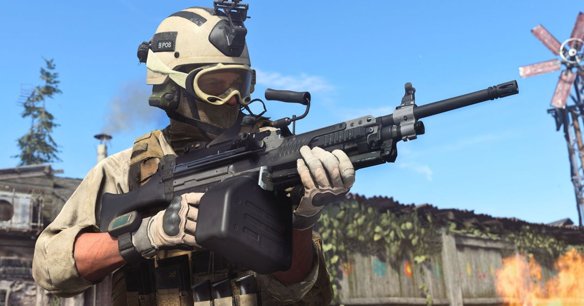 Image showing Modern Warfare player holding Bruen MK9