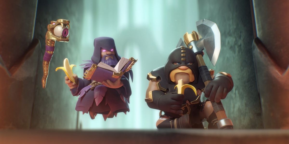 Image of a mage and executioner in Clash of Clans.