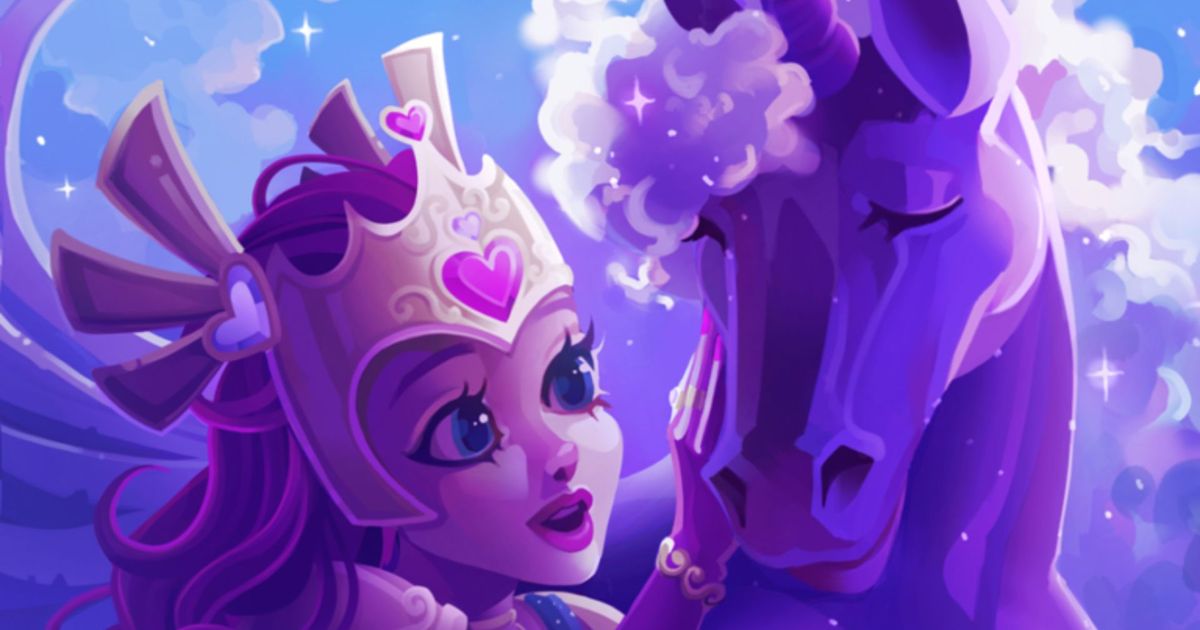 Royale High: character and unicorn