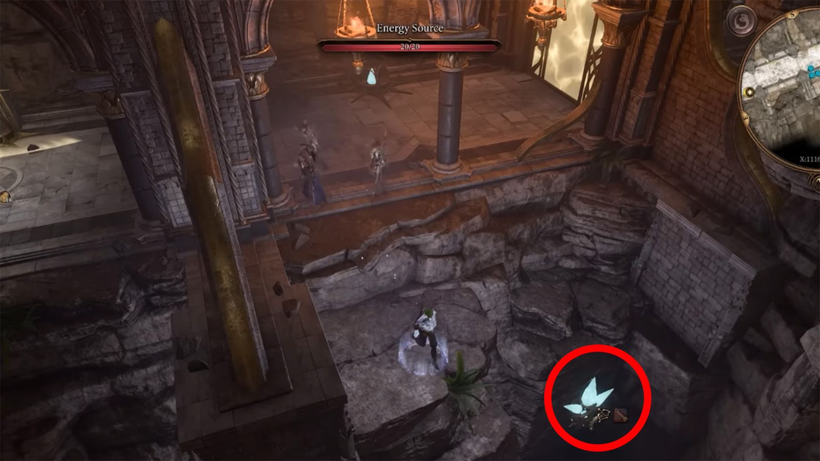 A screenshot of the last crystal in Baldur's Gate 3. 