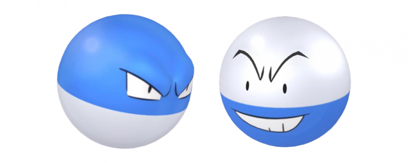 if I was PKMN God, shiny Voltorb and Electrode would actually look like  this : r/pokemon