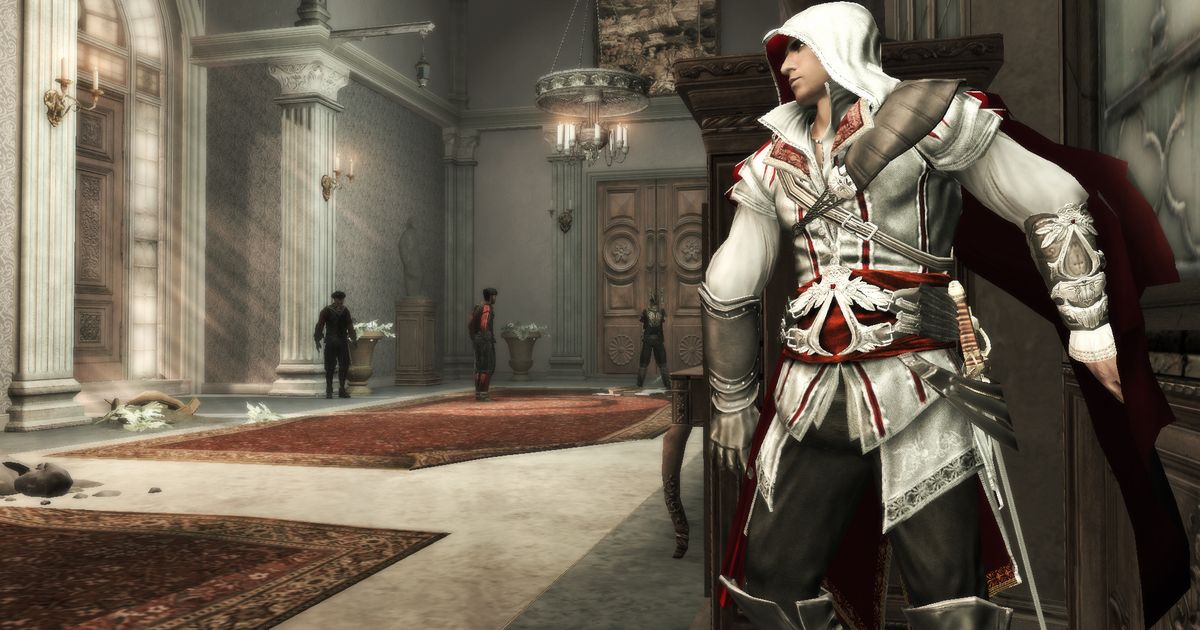 A screenshot from Assassin's Creed 2, one of the games affected by Ubisoft's server shutdown.