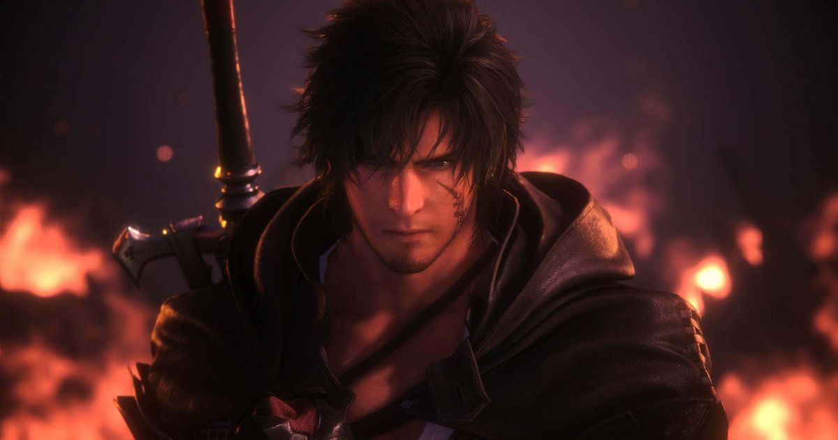 Final Fantasy 16 gameplay image of a character close up