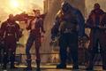Suicide Squad: Kill the Justice League - the Suicide Squad lines up in front of a skyscraper