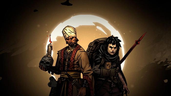 Two characters in Darkest Dungeon 2