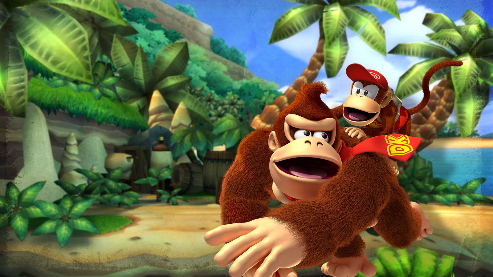 donkey kong with diddy kong