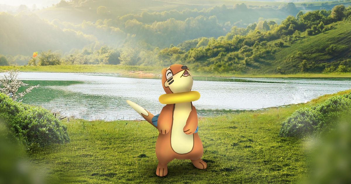 Image of Buizel in Pokémon GO.